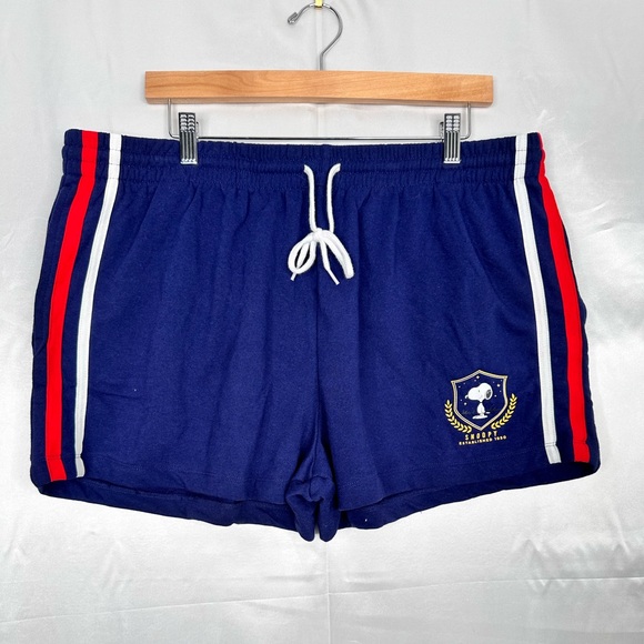 Peanuts Pants - NWT Snoopy Shorts Size XXL Blue Athletic‎ Drawstring 2 Pockets